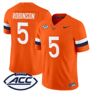 Kam Robinson Jersey #5 Virginia Cavaliers 2026 All Stitched