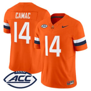 Fisher Camac Jersey #14 Virginia Cavaliers 2026 All Stitched