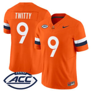 Dakota Twitty Jersey #9 Virginia Cavaliers 2026 All Stitched