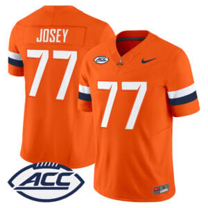 Noah Josey Jersey #77 Virginia Cavaliers 2026 All Stitched