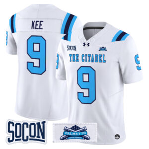 Derek Kee Jersey #9 The Citadel Bulldogs 2026 All Stitched