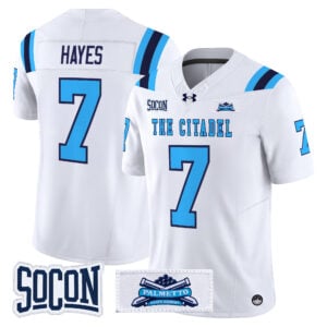 Quentin Hayes Jersey #7 The Citadel Bulldogs 2026 All Stitched