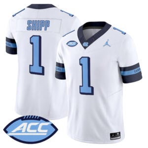 Jordan Shipp Jersey #1 North Carolina Tar Heels Throwback All Stitched