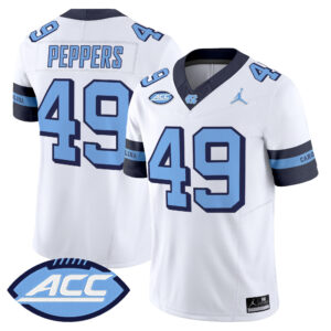 Julius Peppers Jersey #49 North Carolina Tar Heels Throwback All Stitched