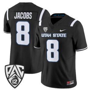 Javen Jacobs Jersey #8 Utah State Aggies 2026 All Stitched