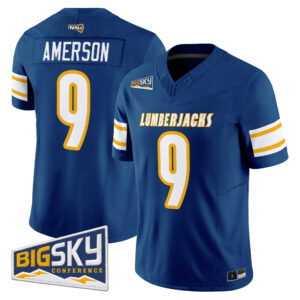Archie Amerson Jersey #9 Northern Arizona Lumberjacks 2026 All Stitched