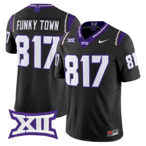 Funky Town Jersey #817 TCU Horned Frogs 2026 All Stitched