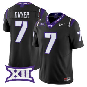 Jordan Dwyer Jersey #7 TCU Horned Frogs 2026 All Stitched