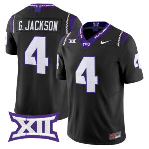 Gil Jackson Jr. Jersey #4 TCU Horned Frogs 2026 All Stitched
