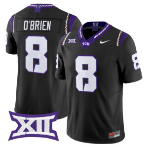 Davey O'Brien Jersey #8 TCU Horned Frogs 2026 All Stitched