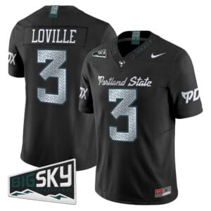 Terence Loville Jersey #3 Portland State The Storm All Stitched