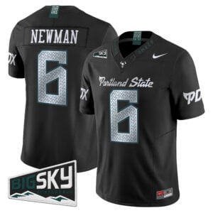 Cru Newman Jersey #6 Portland State The Storm All Stitched