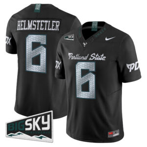 Jaxton Helmstetler Jersey #6 Portland State The Storm All Stitched