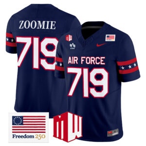 Zoomie Jersey #719 Air Force Falcons Freedom 250 All Stitched