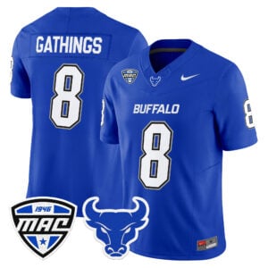 Jasaiah Gathings Jersey #8 Buffalo Bulls 2026 All Stitched