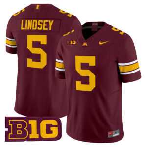 Drake Lindsey Jersey #5 Minnesota Golden Gophers 2026 All Stitched