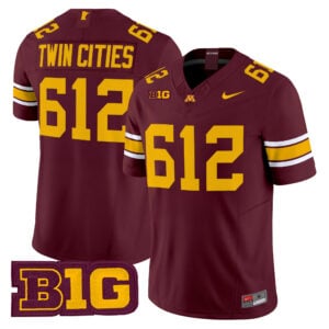 Twin Cities Jersey #612 Minnesota Golden Gophers 2026 All Stitched
