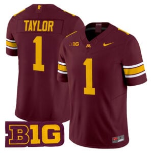 Darius Taylor Jersey #1 Minnesota Golden Gophers 2026 All Stitched