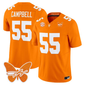 Amare Campbell Jersey #55 Tennessee Volunteers Dolly Parton Patch All Stitched