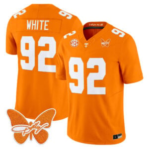 Reggie White Jersey #92 Tennessee Volunteers Dolly Parton Patch All Stitched