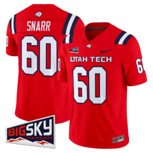 Matthew Snarr Jersey #60 Utah Tech Trailblazers 2026 All Stitched