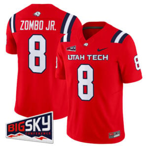 Prince Zombo Jr. Jersey #8 Utah Tech Trailblazers 2026 All Stitched