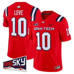 Daylen Love Jersey #10 Utah Tech Trailblazers 2026 All Stitched