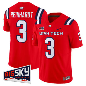 Abraham Reinhardt Jersey #3 Utah Tech Trailblazers 2026 All Stitched
