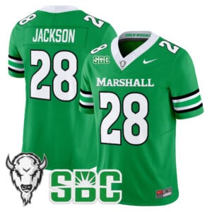 Mickey Jackson Jersey #28 Marshall Thundering Herd 2026 All Stitched