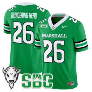 Thundering Herd Jersey #26 Marshall Thundering Herd 2026 All Stitched