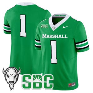 Team Jersey #1 Marshall Thundering Herd 2026 All Stitched