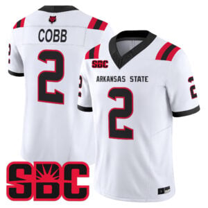Chauncy Cobb Jersey #2 Arkansas State Red Wolves 2026 All Stitched