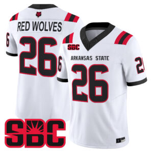 Red Wolves Jersey #26 Arkansas State Red Wolves 2026 All Stitched