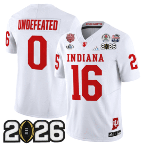 Undefeated Jersey #0 Indiana Hoosiers All Stitched