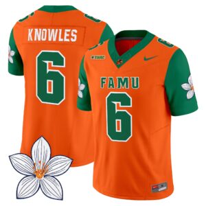 Florida A&M Rattlers Orange Blossom Classic Vapor Limited Jersey - All Stitched