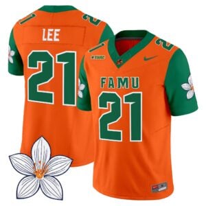 Jaquan Lee Jersey #21 Florida A&M Rattlers Orange Blossom Classic All Stitched