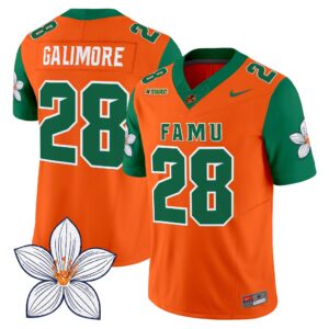 Willie Galimore Jersey #28 Florida A&M Rattlers Orange Blossom Classic All Stitched