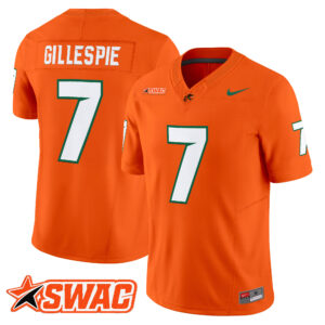 Chase Gillespie Jersey #7 Florida A&M Rattlers 2026 All Stitched