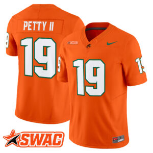 Corey Petty Jersey #19 Florida A&M Rattlers 2026 All Stitched