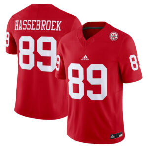 Hassebroek Jersey #89 Nebraska Cornhuskers All Stitched