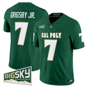 Anthony Grigsby Jr. Jersey #7 Cal Poly Mustangs 2026 All Stitched