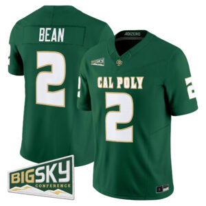 Troy Bean Jersey #2 Cal Poly Mustangs 2026 All Stitched