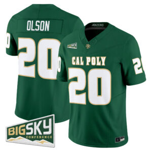 Kenny Olson Jersey #20 Cal Poly Mustangs 2026 All Stitched