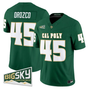 Osbaldo Orozco Jersey #45 Cal Poly Mustangs 2026 All Stitched