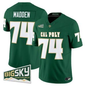 John Madden Jersey #74 Cal Poly Mustangs 2026 All Stitched