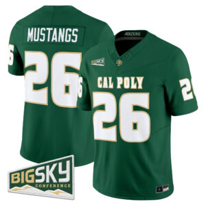 Mustangs Jersey #26 Cal Poly Mustangs 2026 All Stitched