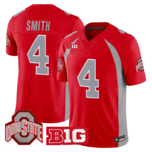 Jeremiah Smith Jersey #4 Ohio State Buckeyes 1990 Throwback All Stitched