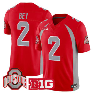 Legend Bey Jersey #2 Ohio State Buckeyes 1990 Throwback All Stitched