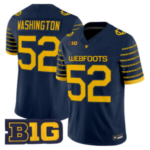 A’Mauri Washington Jersey #52 Oregon Ducks 1916 Throwback All Stitched
