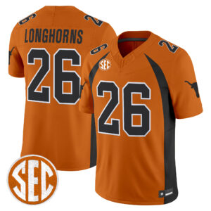 Longhorns Jersey #26 Texas Longhorns 1990 Throwback All Stitched